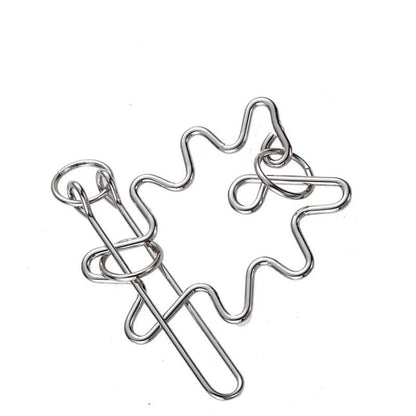 Nine Chain Intelligence Puzzle Toy String Intellectual Looping Educational Toys Popular Fun Decompression Toy - UNIVEA