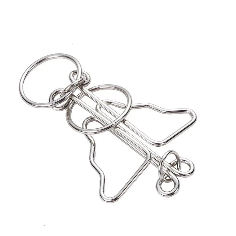 Nine Chain Intelligence Puzzle Toy String Intellectual Looping Educational Toys Popular Fun Decompression Toy - UNIVEA