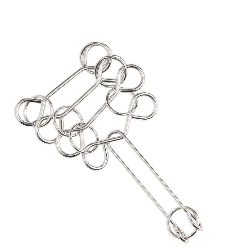 Nine Chain Intelligence Puzzle Toy String Intellectual Looping Educational Toys Popular Fun Decompression Toy - UNIVEA