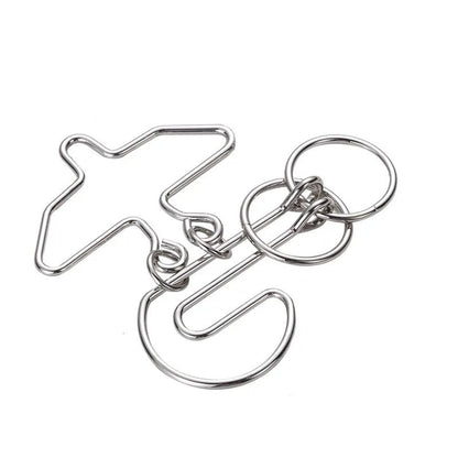 Nine Chain Intelligence Puzzle Toy String Intellectual Looping Educational Toys Popular Fun Decompression Toy - UNIVEA