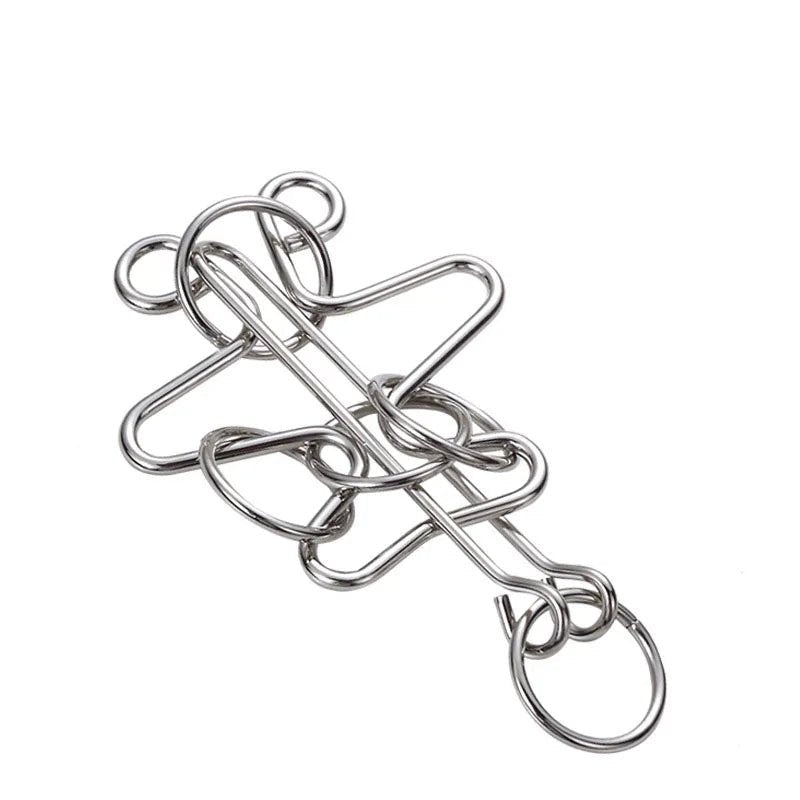 Nine Chain Intelligence Puzzle Toy String Intellectual Looping Educational Toys Popular Fun Decompression Toy - UNIVEA