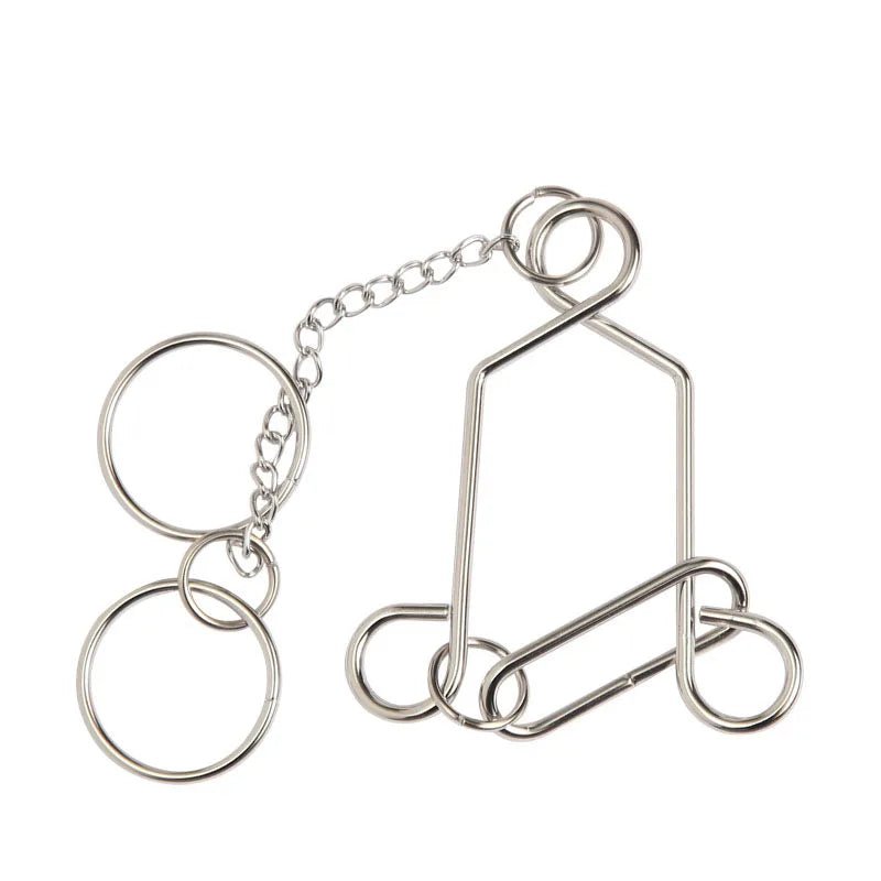 Nine Chain Intelligence Puzzle Toy String Intellectual Looping Educational Toys Popular Fun Decompression Toy - UNIVEA