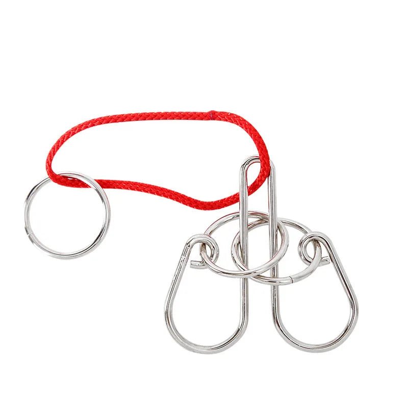 Nine Chain Intelligence Puzzle Toy String Intellectual Looping Educational Toys Popular Fun Decompression Toy - UNIVEA