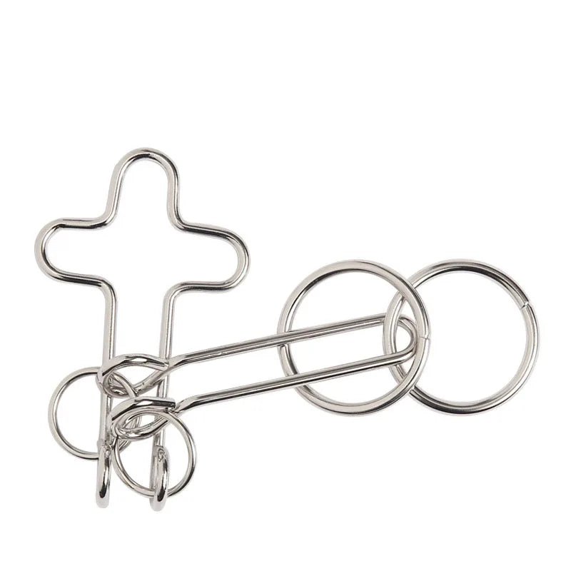 Nine Chain Intelligence Puzzle Toy String Intellectual Looping Educational Toys Popular Fun Decompression Toy - UNIVEA