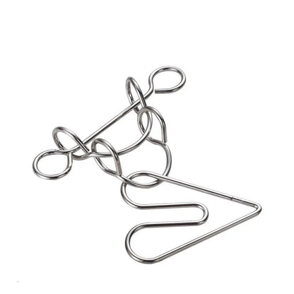 Nine Chain Intelligence Puzzle Toy String Intellectual Looping Educational Toys Popular Fun Decompression Toy - UNIVEA