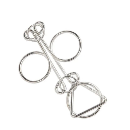 Nine Chain Intelligence Puzzle Toy String Intellectual Looping Educational Toys Popular Fun Decompression Toy - UNIVEA