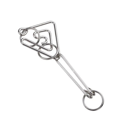 Nine Chain Intelligence Puzzle Toy String Intellectual Looping Educational Toys Popular Fun Decompression Toy - UNIVEA