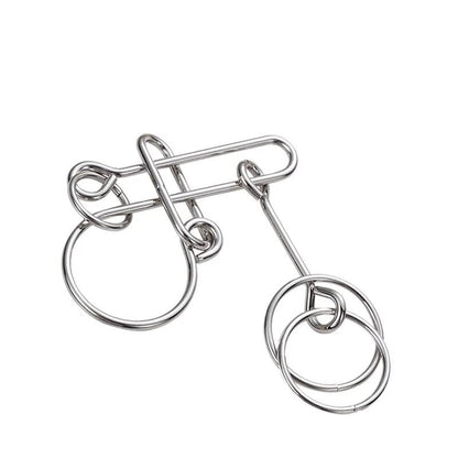 Nine Chain Intelligence Puzzle Toy String Intellectual Looping Educational Toys Popular Fun Decompression Toy - UNIVEA