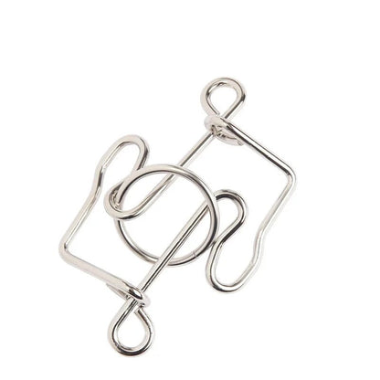 Nine Chain Intelligence Puzzle Toy String Intellectual Looping Educational Toys Popular Fun Decompression Toy - UNIVEA