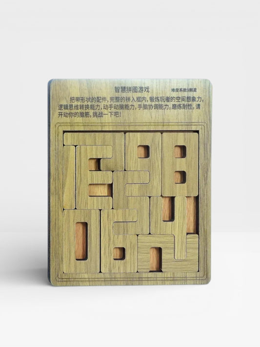 Numbers Hammer Shaped Intelligence Educational Wooden Brain Teasers Logic Mind Puzzles - UNIVEA