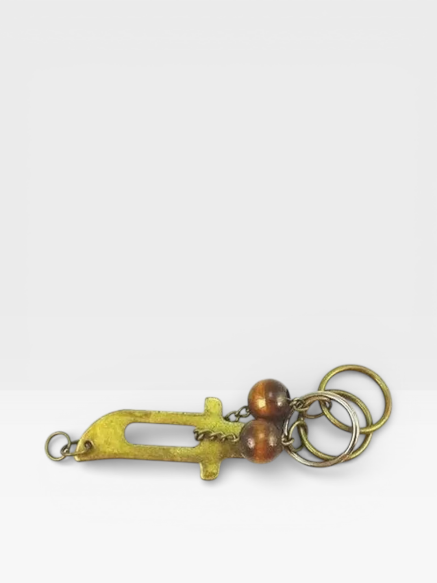 Sword - shaped Intelligence Metal String Puzzle Magic Brain Teaser Puzzles Game for Adults Children - UNIVEA