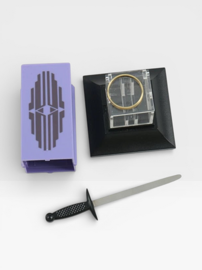 Sword Through Ring Inside Casket magic - UNIVEA